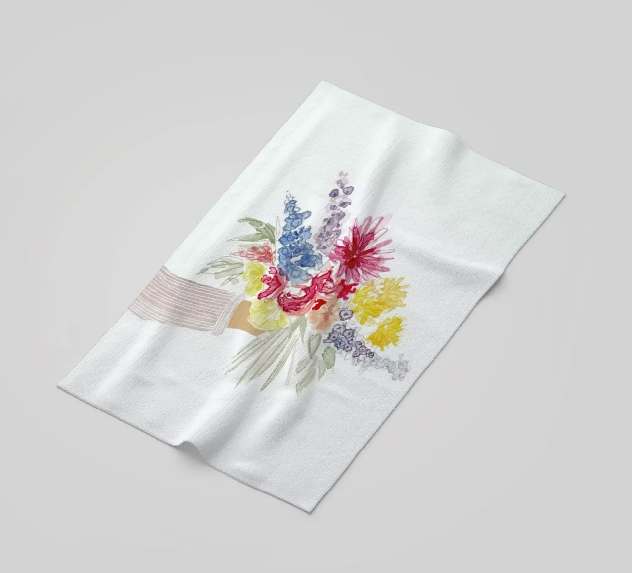 Bouquet all colours telo mare da Farina Kuklinski