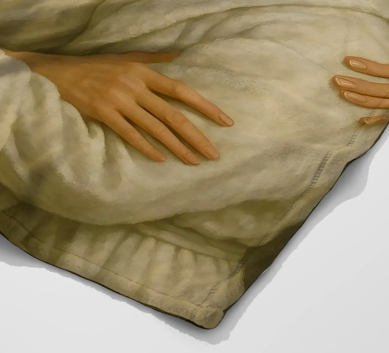 Marilyn Monroe Frida Kahlo Audrey Hepburn In Bathrobes fleece blanket by ARTOMATIC
