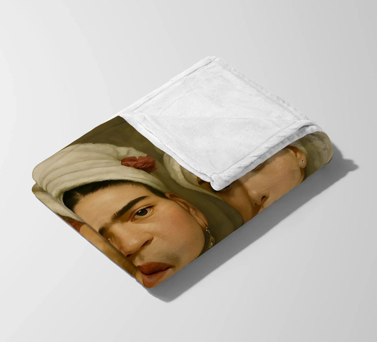 Marilyn Monroe Frida Kahlo Audrey Hepburn in accappatoio coperta in pile da ARTOMATIC