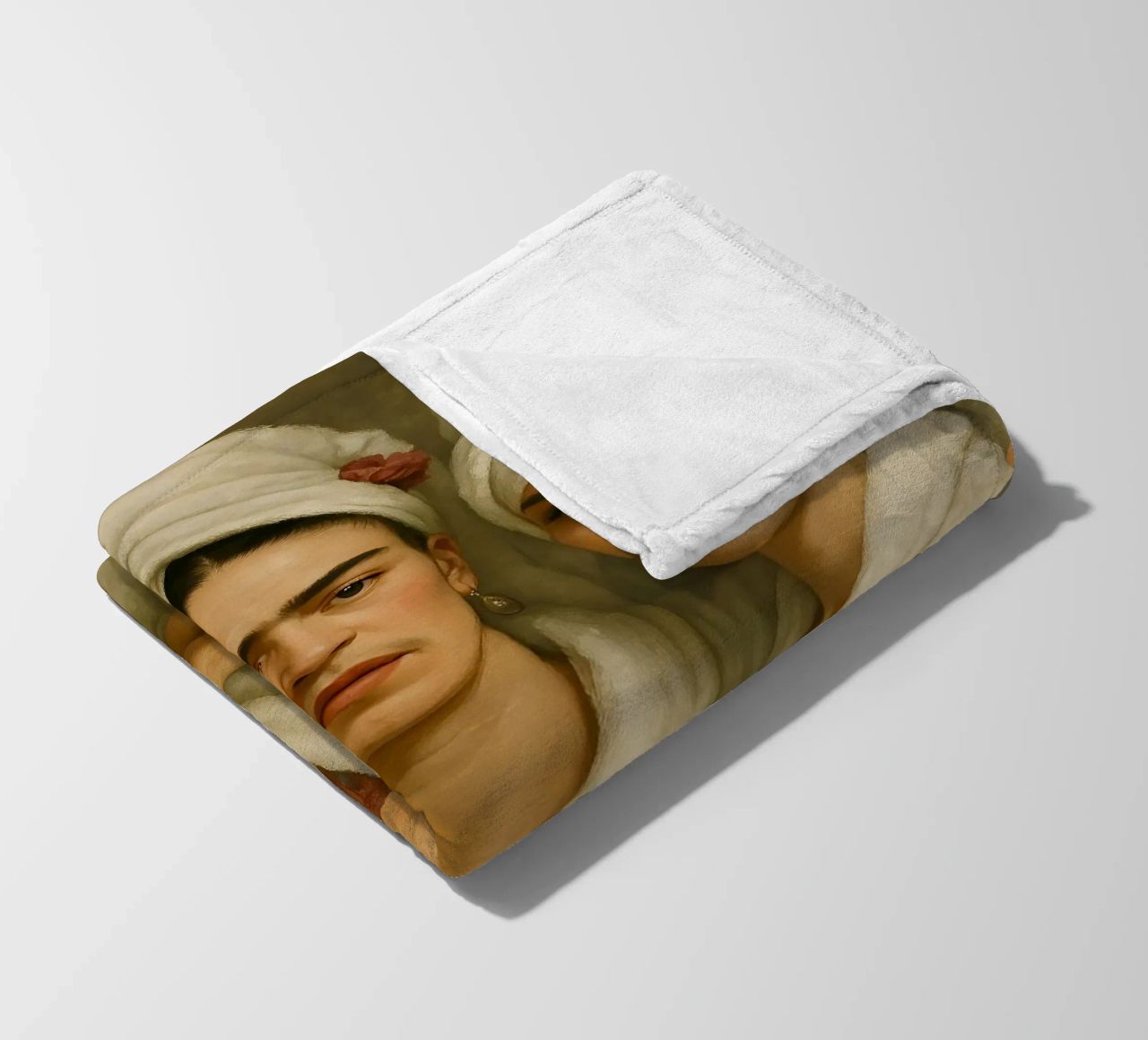 Marilyn Monroe Frida Kahlo Audrey Hepburn in accappatoio coperta in pile da ARTOMATIC