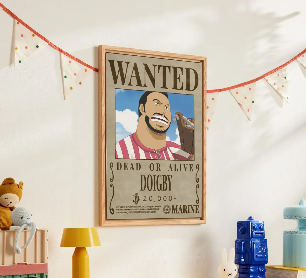 Wanted Doigby acrylic glass by Collins Shop