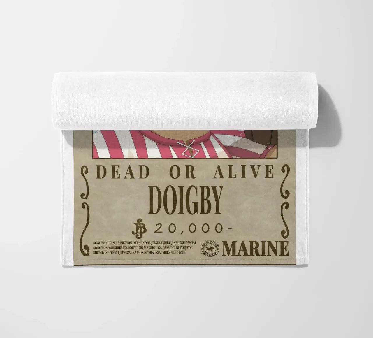 Wanted Doigby beach towel by Collins Shop