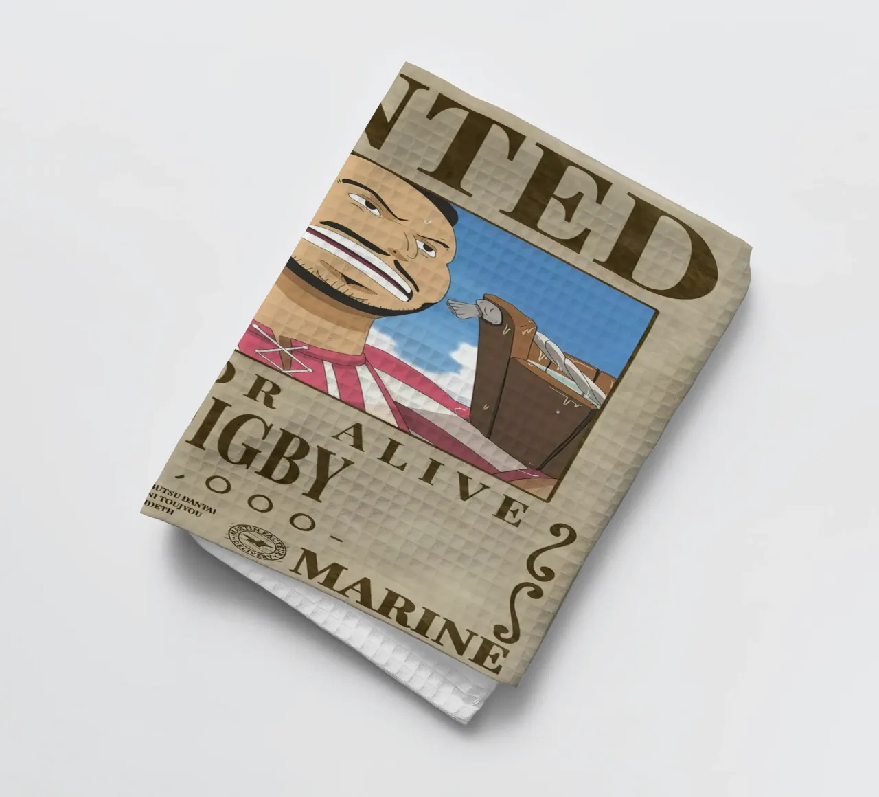 Wanted Doigby tea towel by Collins Shop