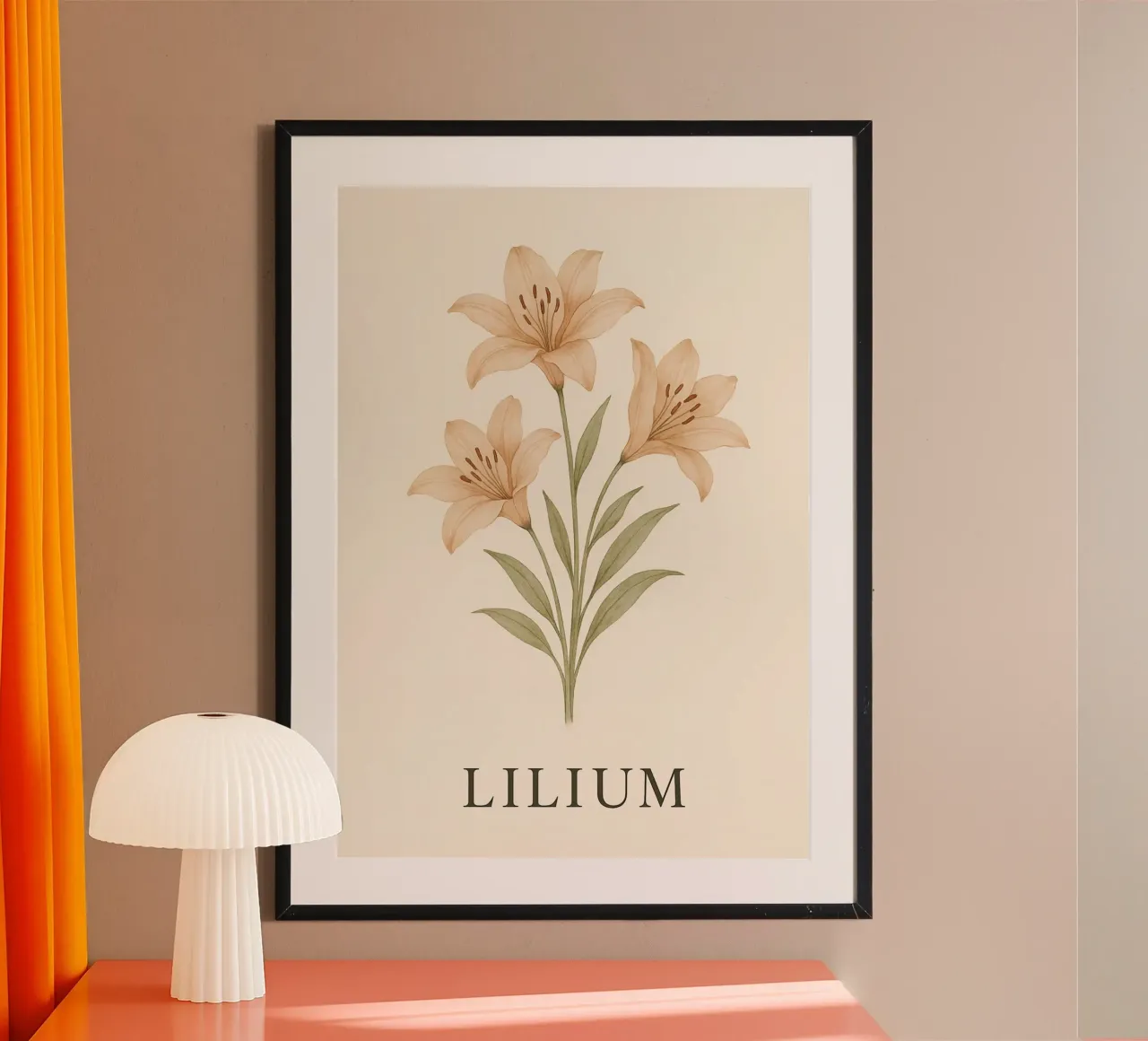 Lily Botanical Art carta hahnemühle da Mosaic Dialogue