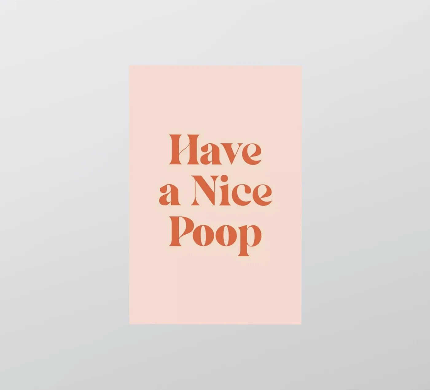 Nice Poop adesivo da Mottos by Sinan Saydik