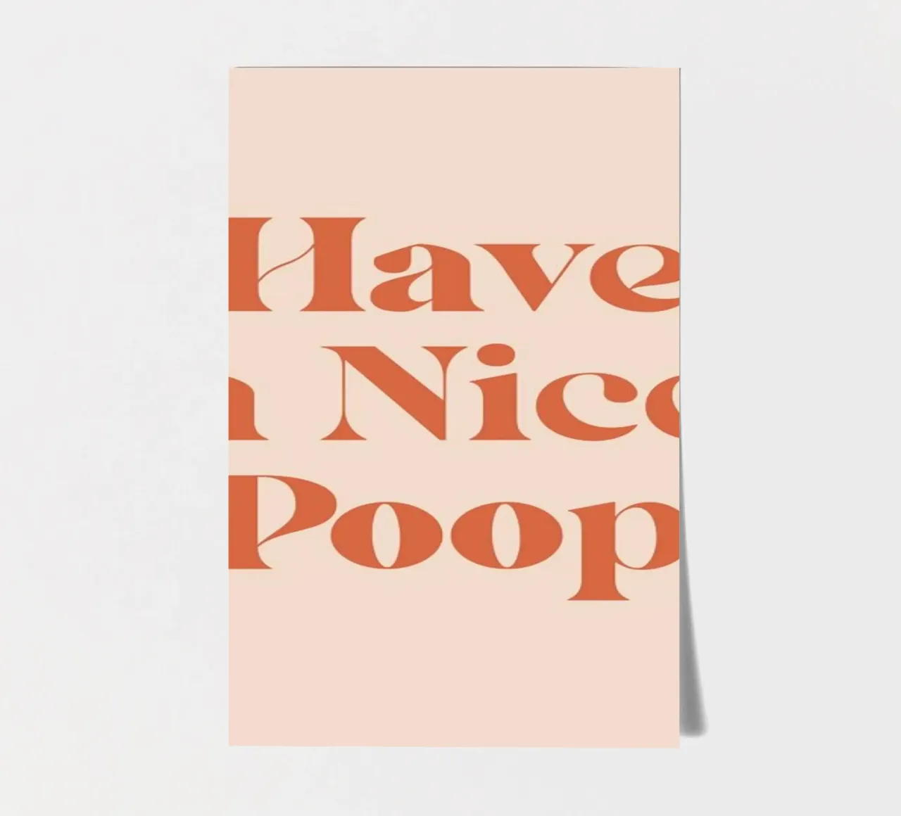 Nice Poop planche autocollant de Mottos by Sinan Saydik