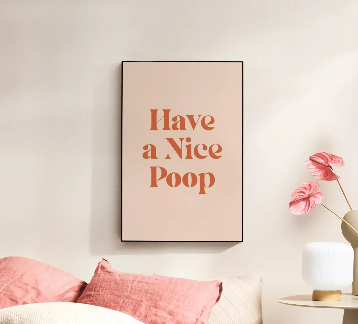 Nice Poop acryl van Mottos by Sinan Saydik