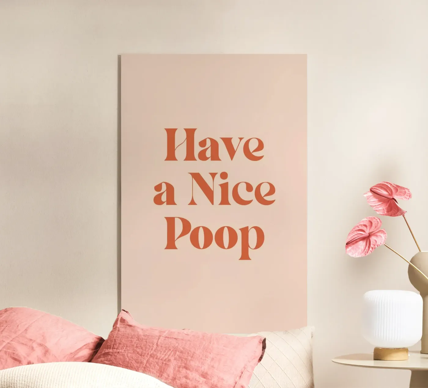 Nice Poop acryl van Mottos by Sinan Saydik