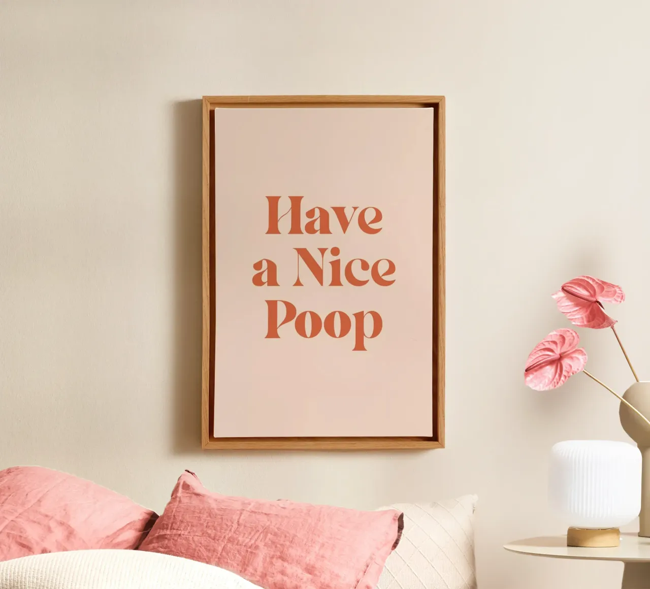 Nice Poop toile de Mottos by Sinan Saydik