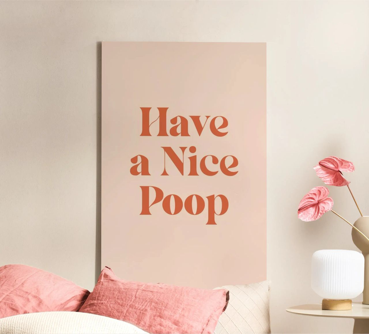 Nice Poop tela da Mottos by Sinan Saydik