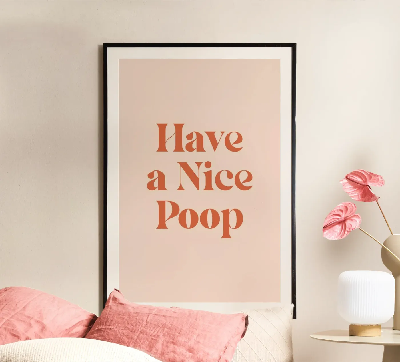 Nice Poop poster by Mottos by Sinan Saydik