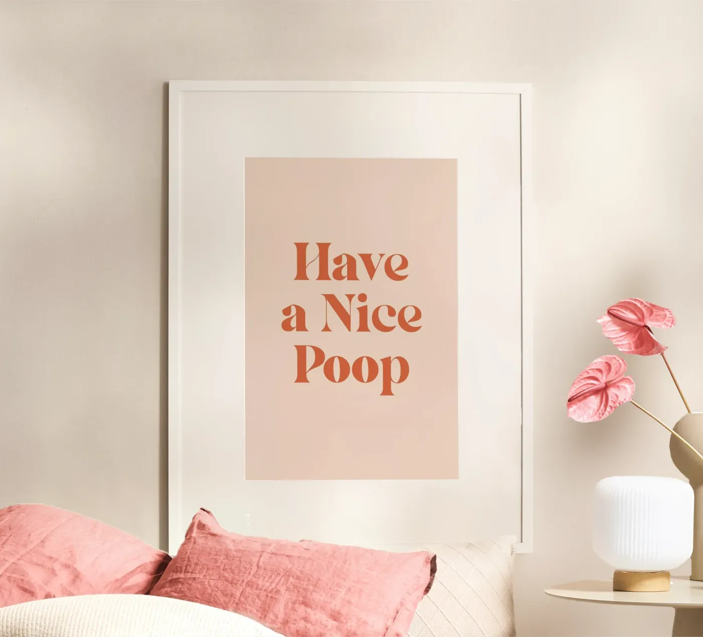 Nice Poop poster by Mottos by Sinan Saydik
