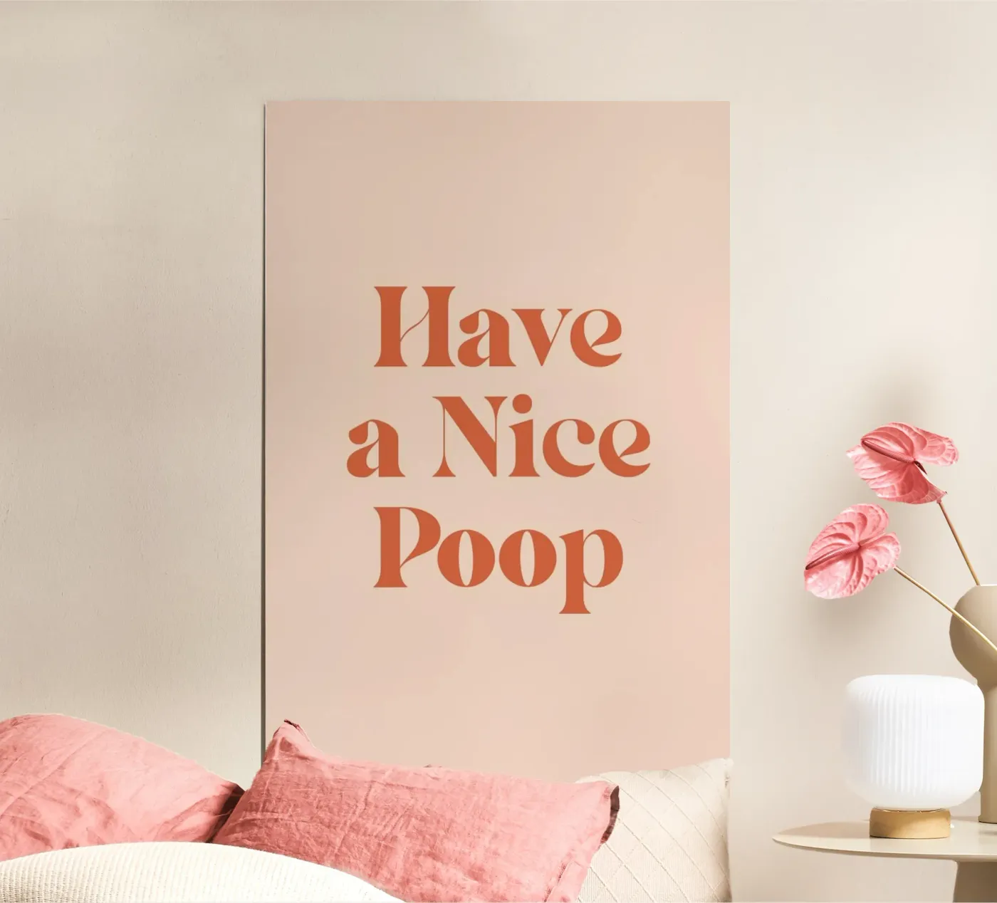Nice Poop poster by Mottos by Sinan Saydik
