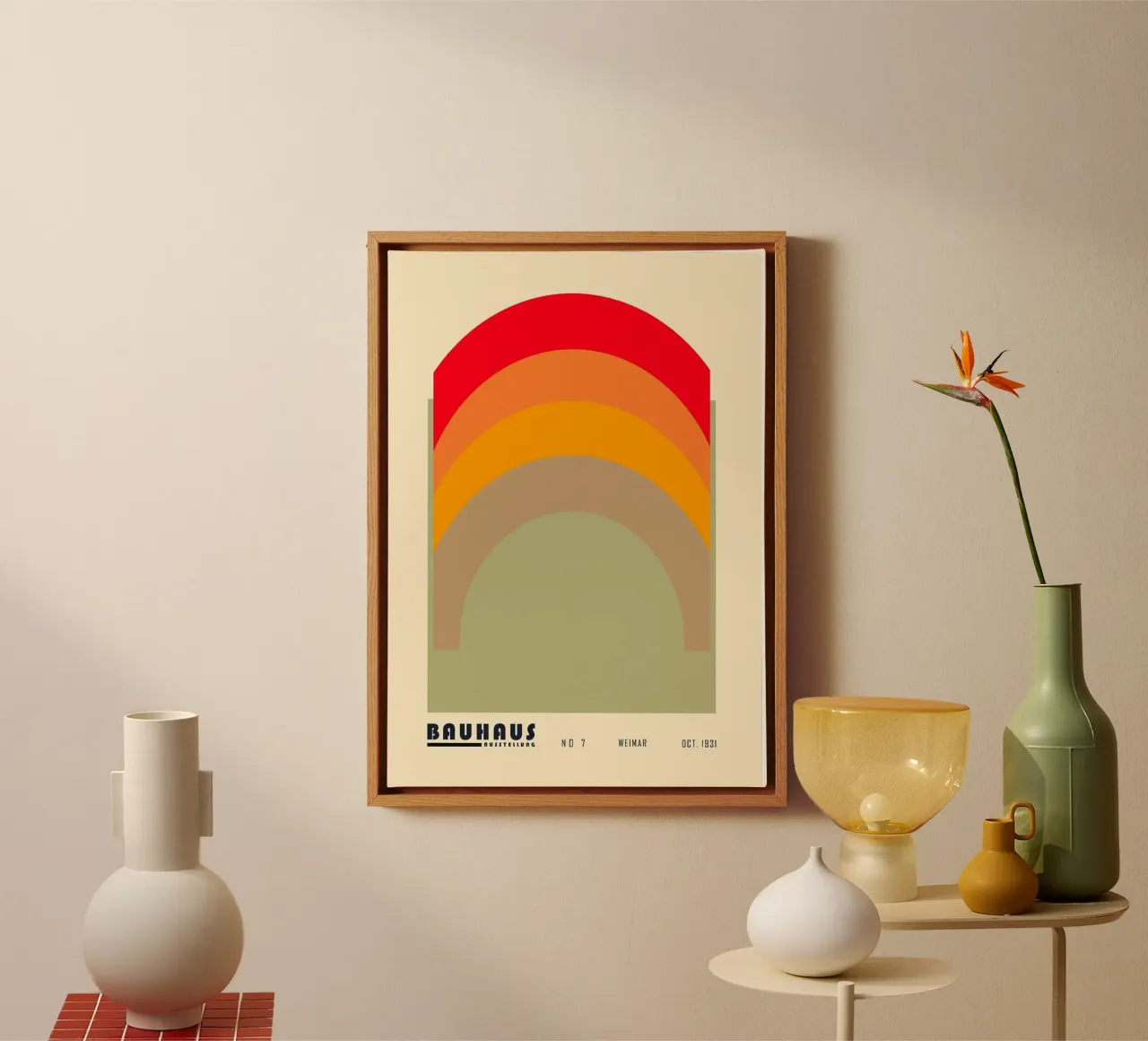 poster bauhaus exhibition arc canvas by Janine P McGuire