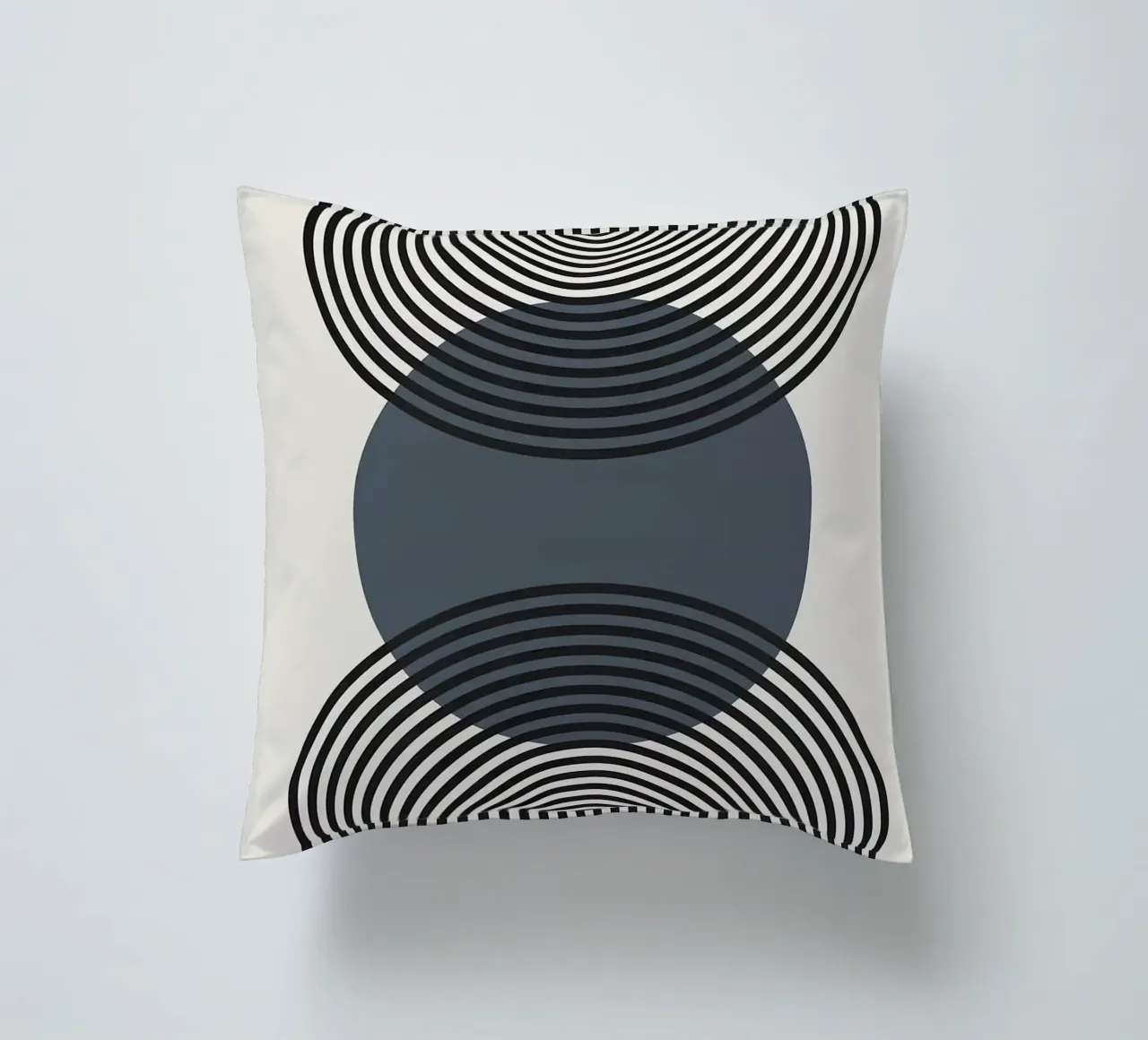 cerchi linee modelli simmetria cuscino da Janine P McGuire