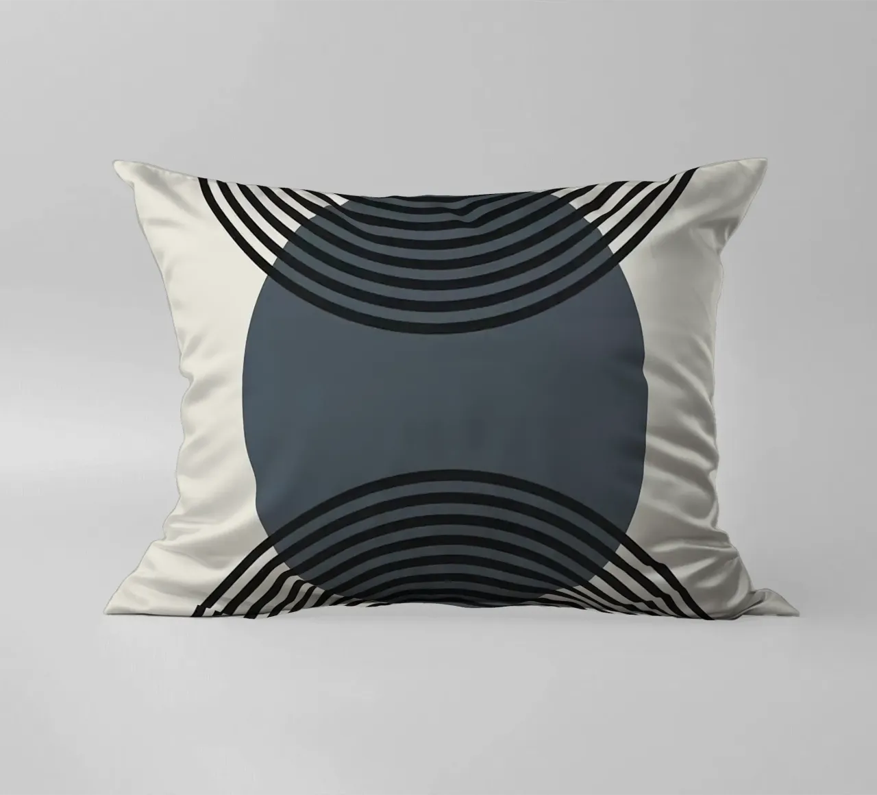 cerchi linee modelli simmetria cuscino da Janine P McGuire