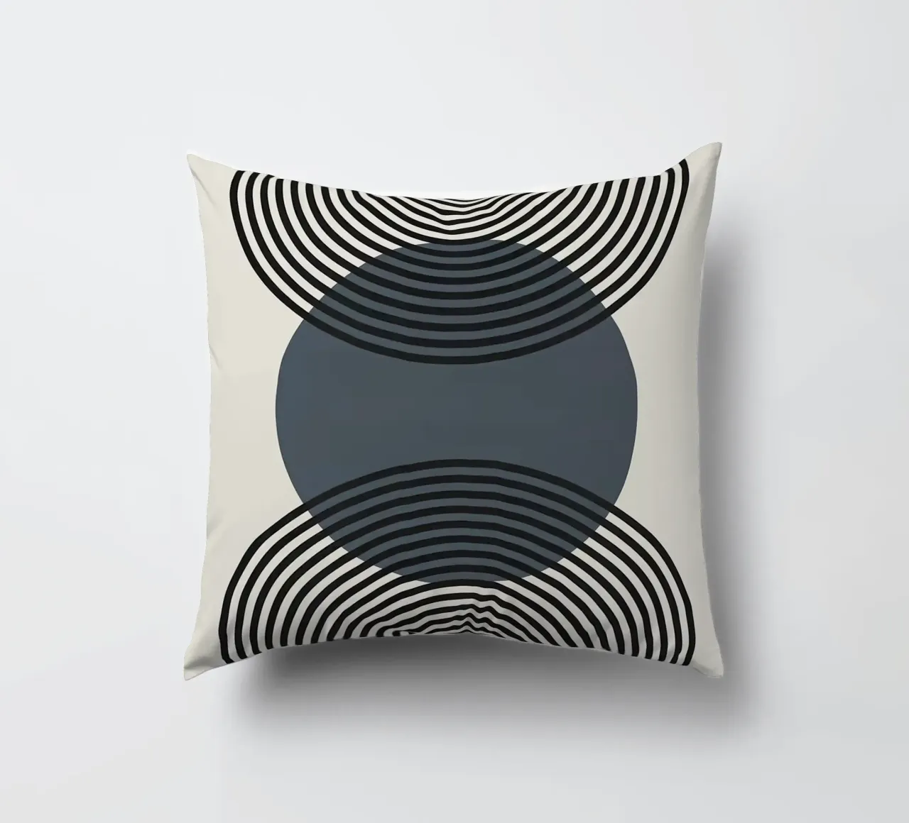 cerchi linee modelli simmetria cuscino da Janine P McGuire