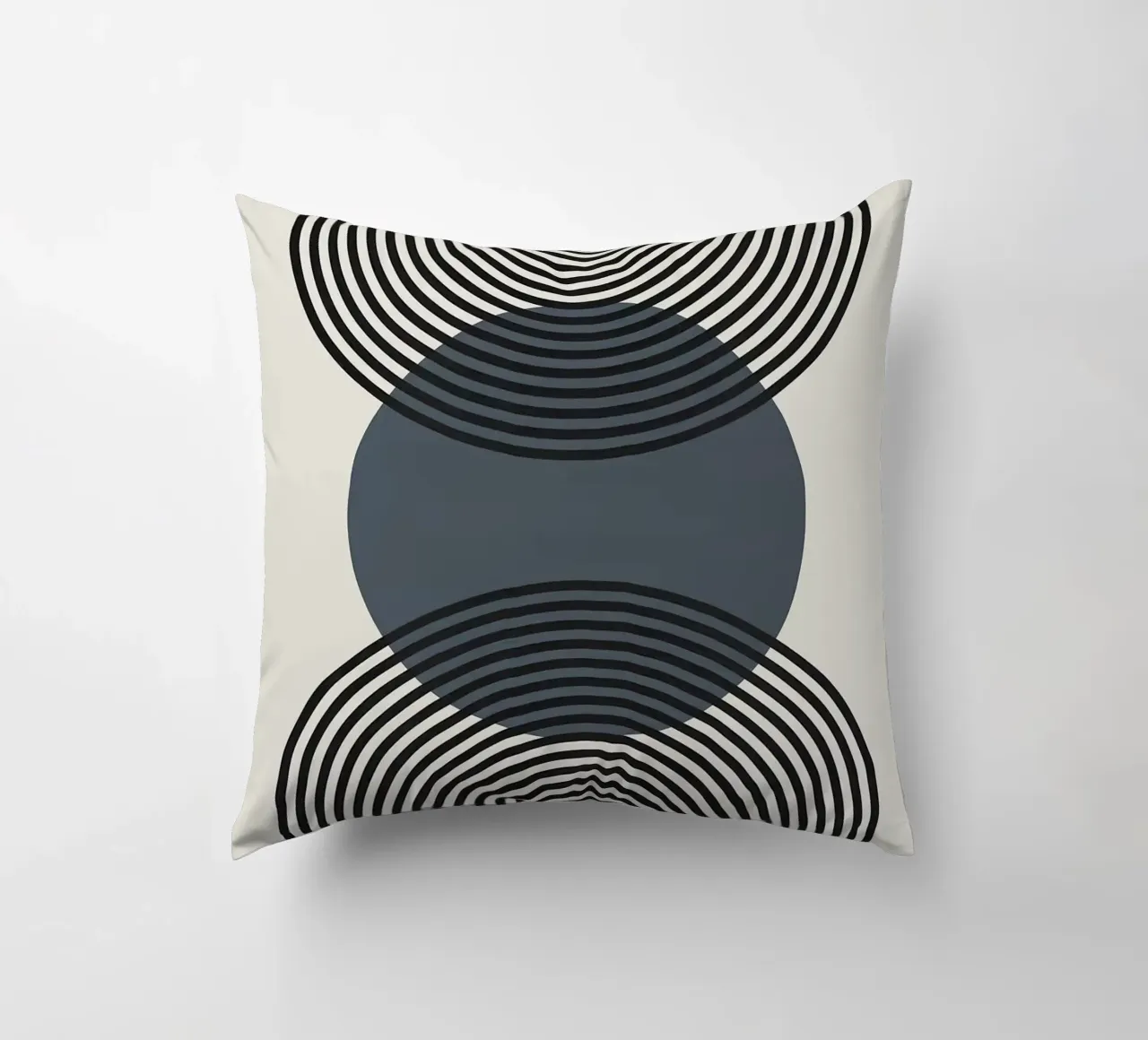 cerchi linee modelli simmetria cuscino da Janine P McGuire
