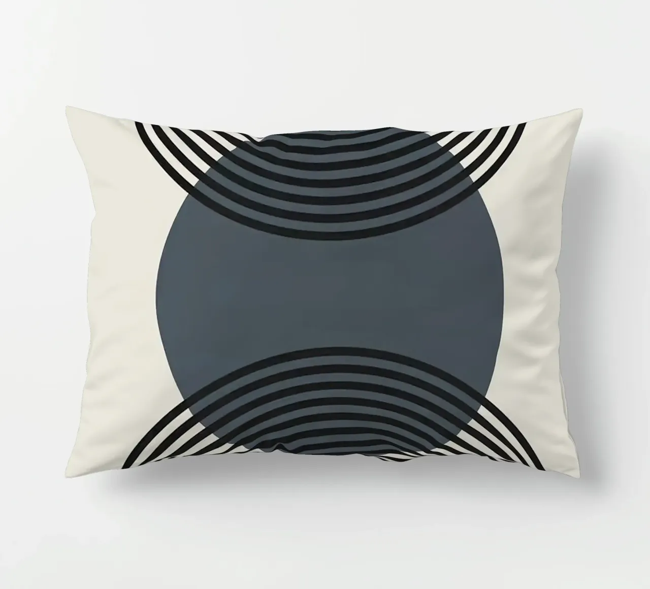 cerchi linee modelli simmetria cuscino da Janine P McGuire