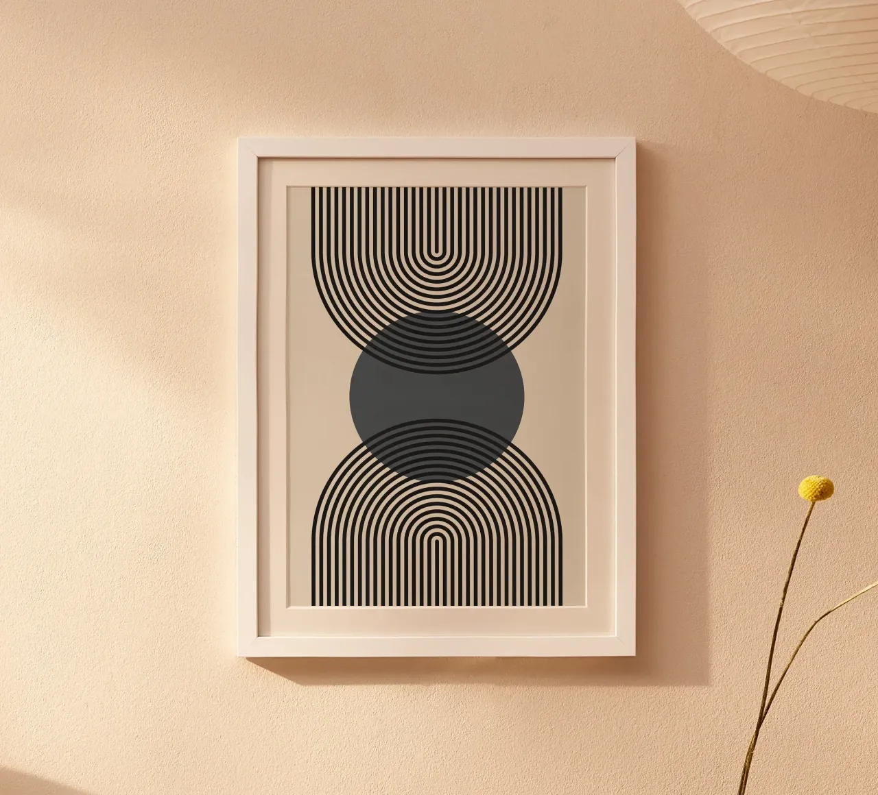 Kreise Linien Muster Symmetrie Hahnemühle von Janine P McGuire