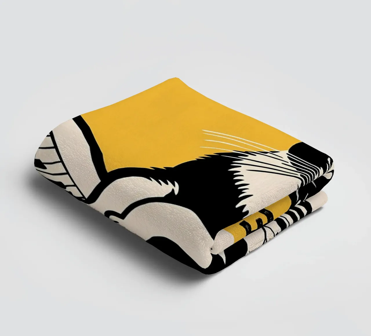 cat piano keyboard text towel by Janine P McGuire