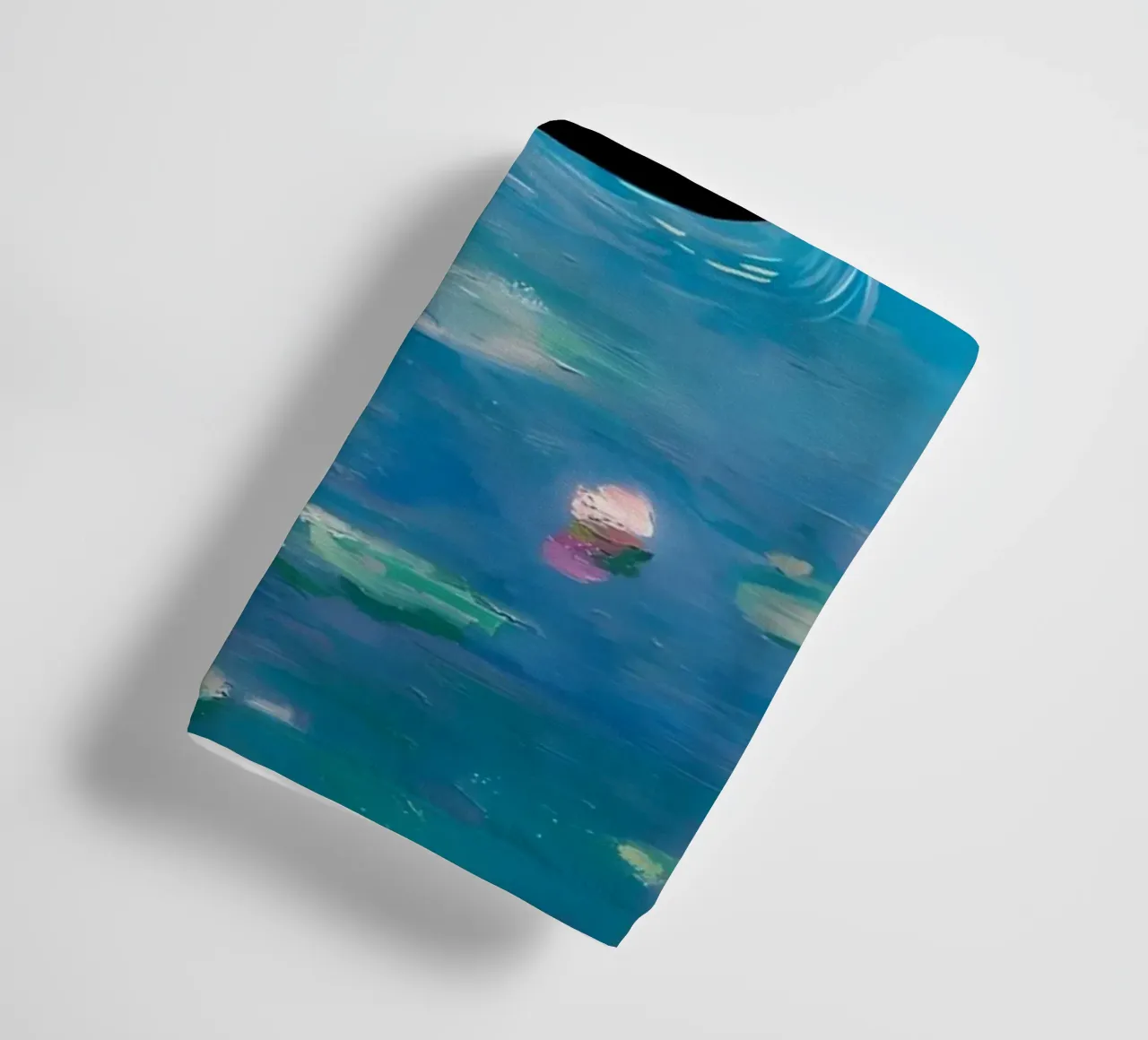 gatto acqua stagno riflessione coda asciugamano da bagno da Janine P McGuire