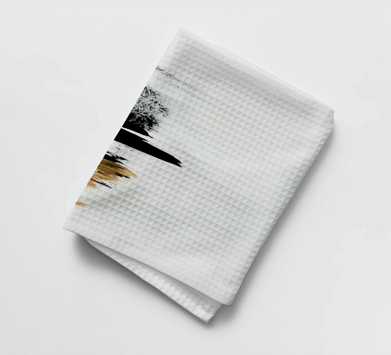 Gold And Black Minimal Abstract II canovaccio da cucina da Ingrid Beddoes