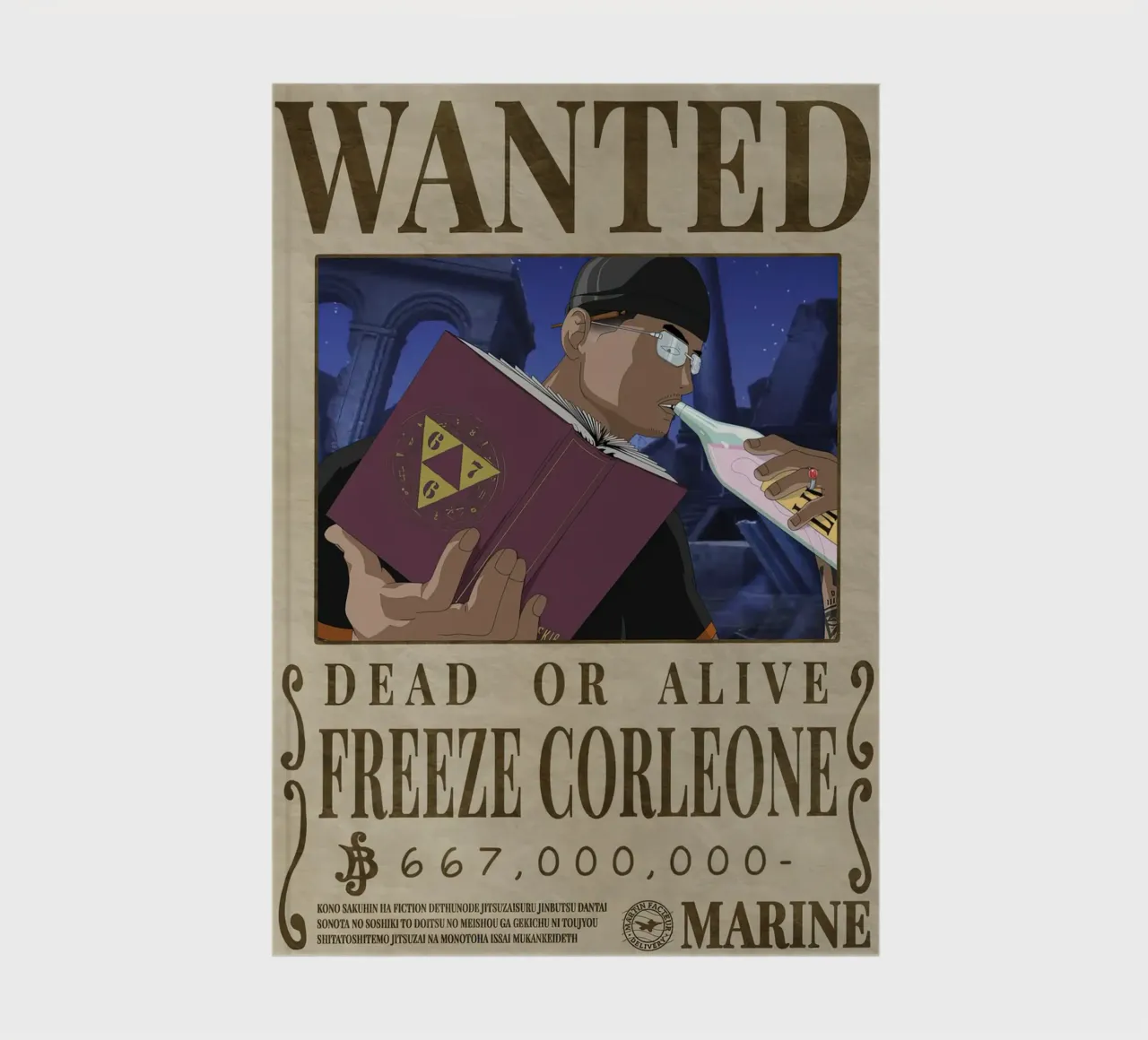 wanted corleone notebook by Collins Shop