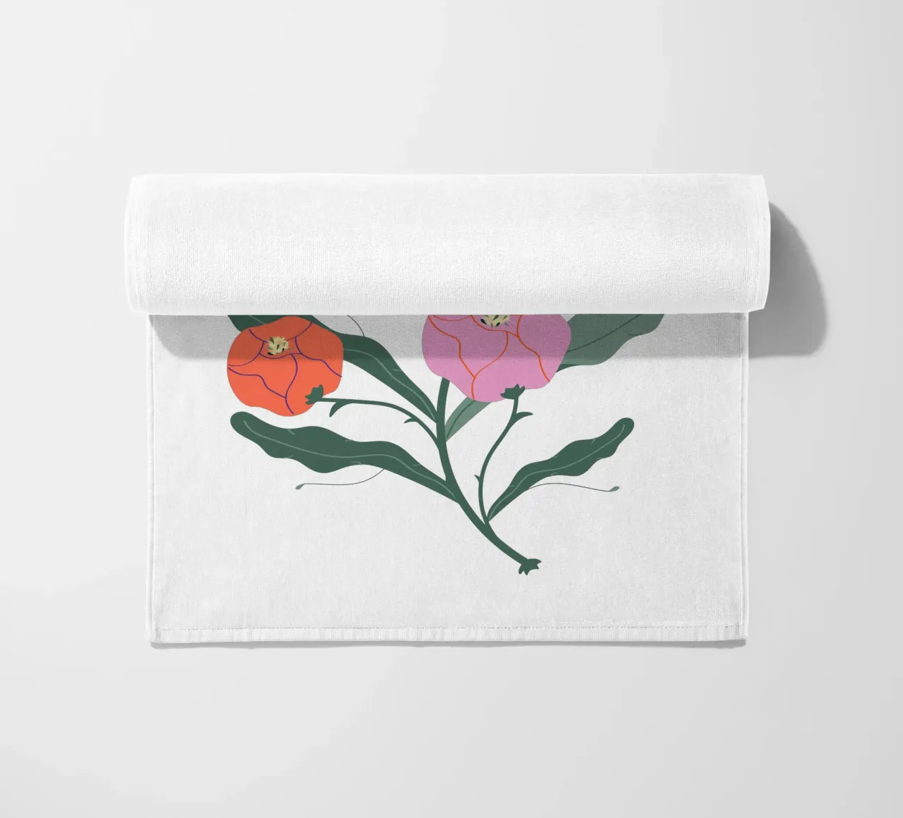 Peonie telo mare da Silvie Illustration