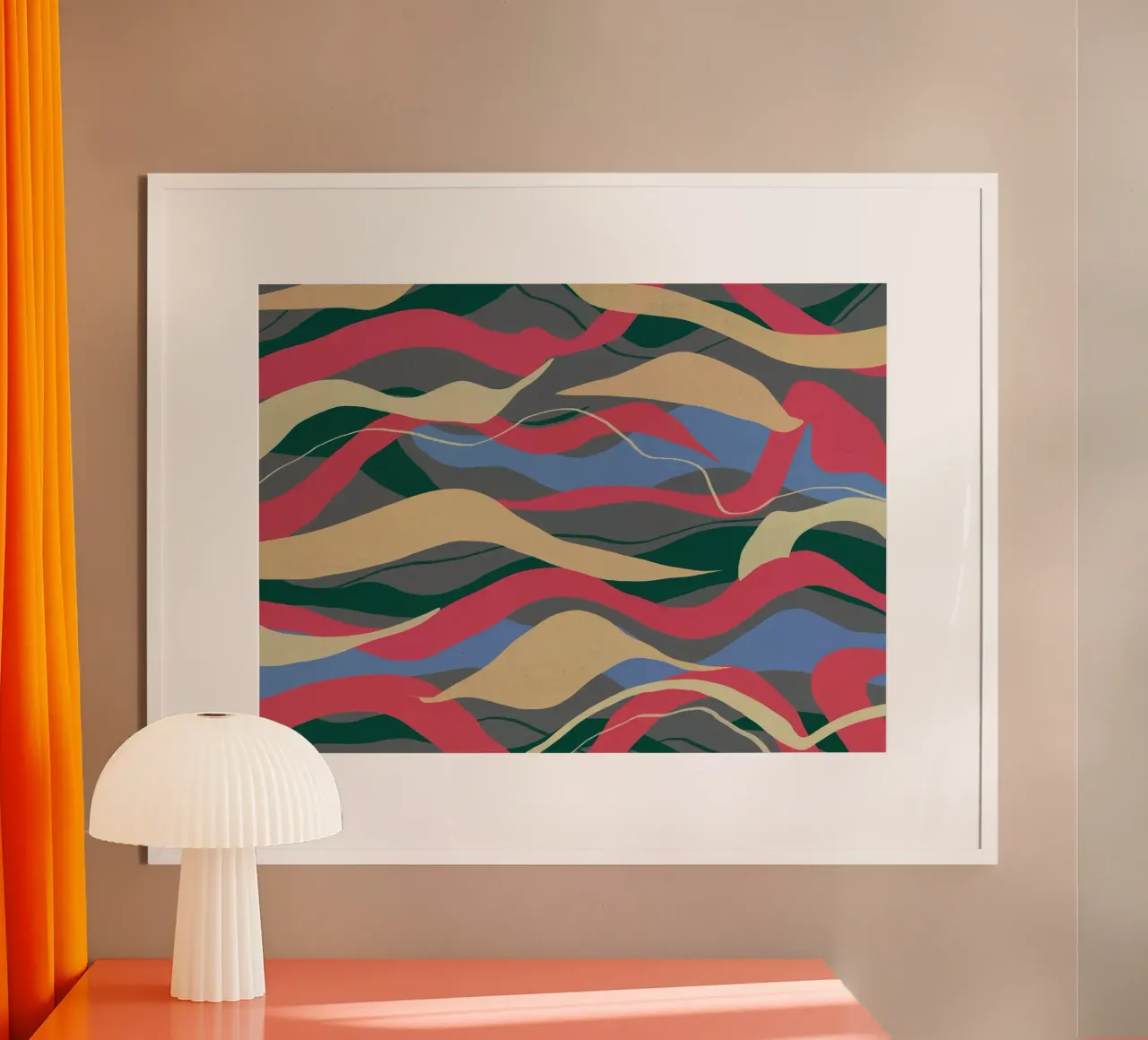 Flujo de color pintura abstracta hahnemühle de Little Dean