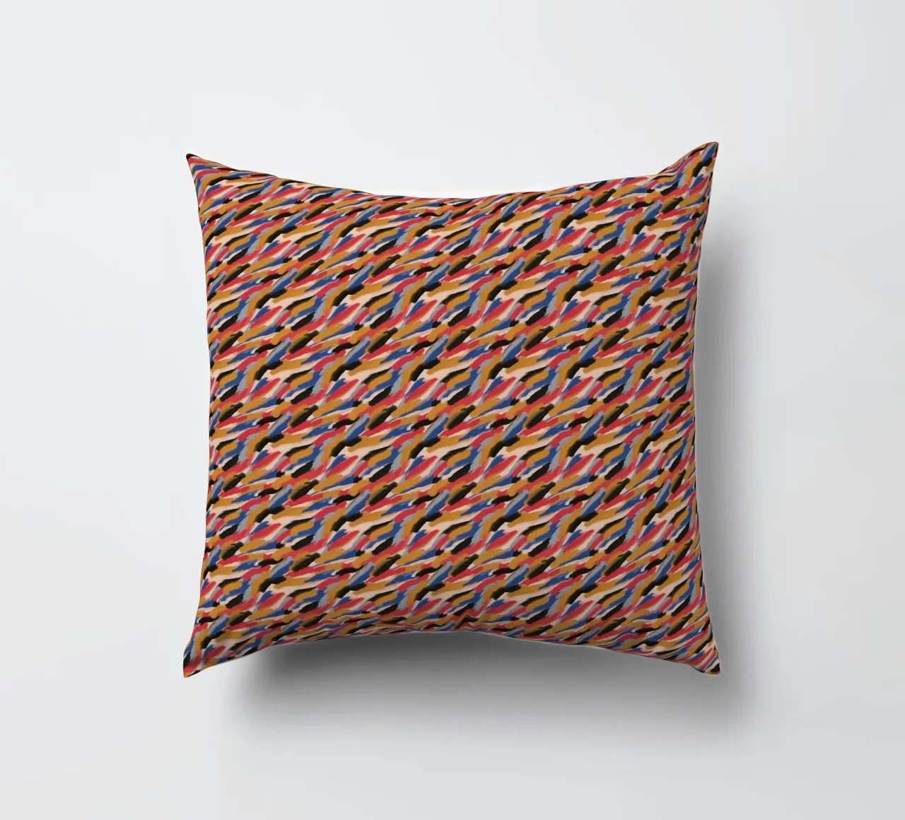 Schema di pennellate ripetitive cuscino da Little Dean