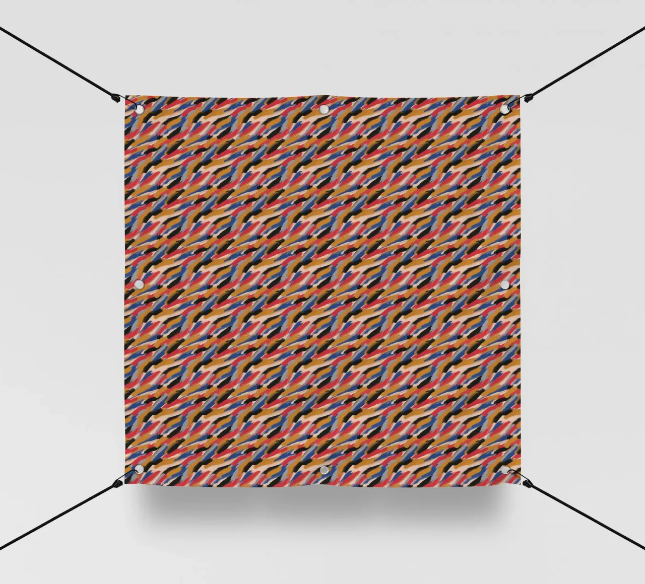 Schema di pennellate ripetitive telo in pvc da Little Dean