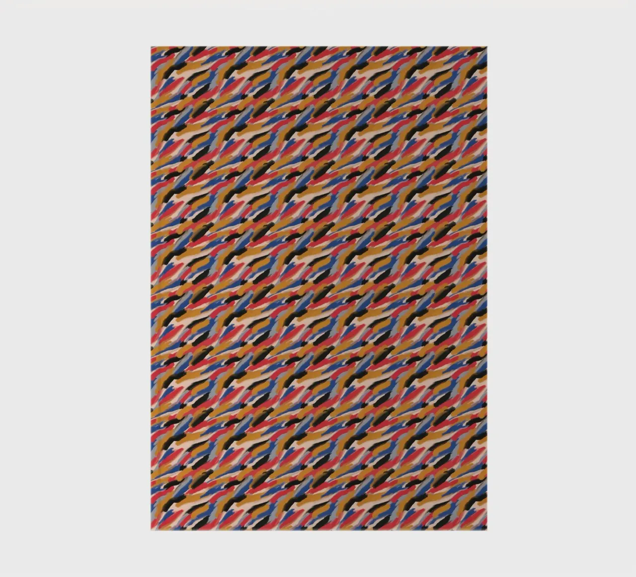 Repetitive brush strokes pattern notebook by Little Dean