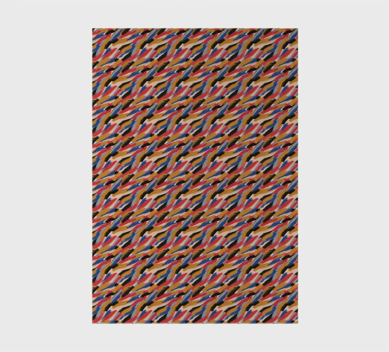 Repetitive brush strokes pattern notebook by Little Dean