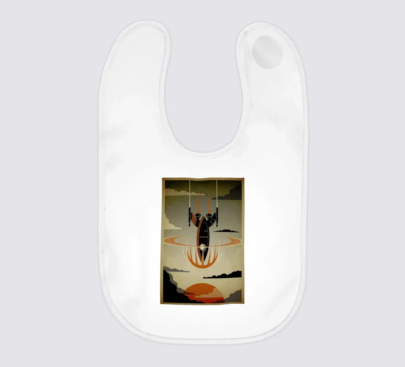 The Return baby bib by Danny Haas