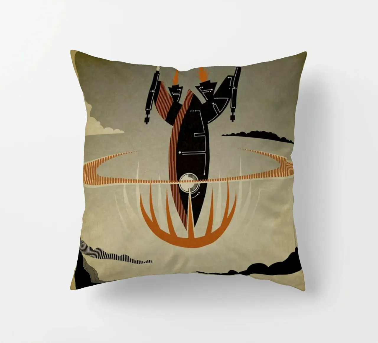 The Return decorative cushion by Danny Haas
