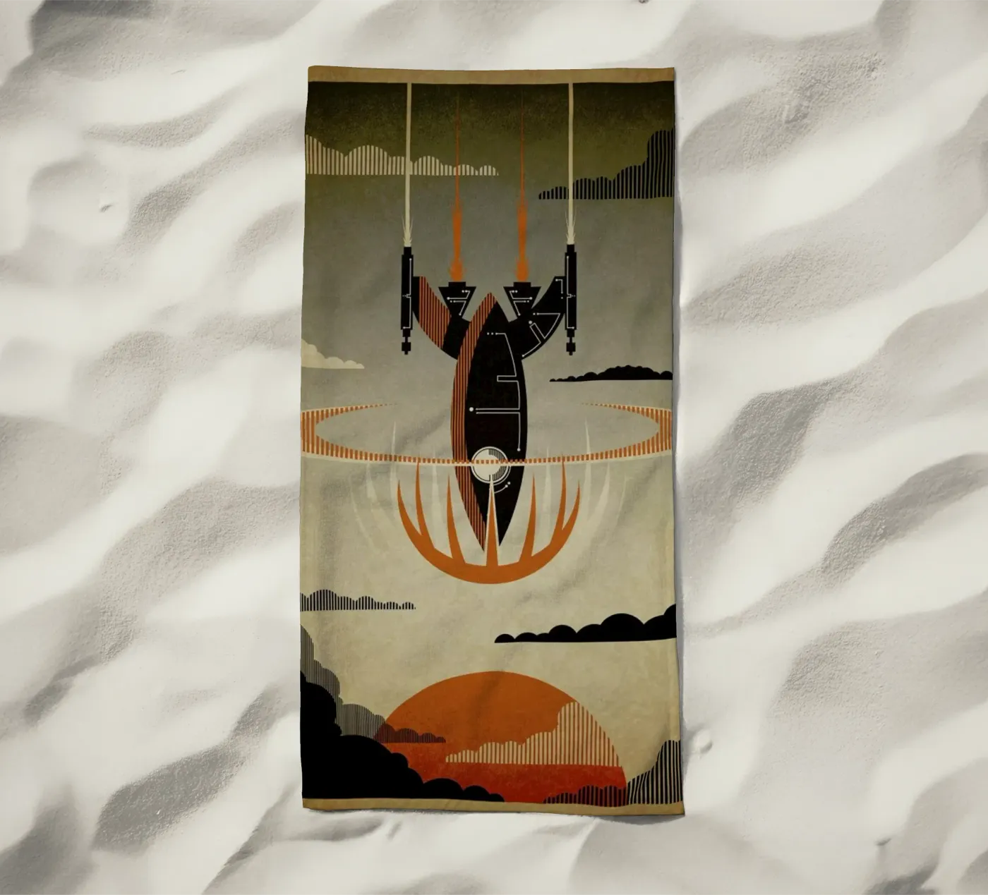 The Return serviette de plage de Danny Haas