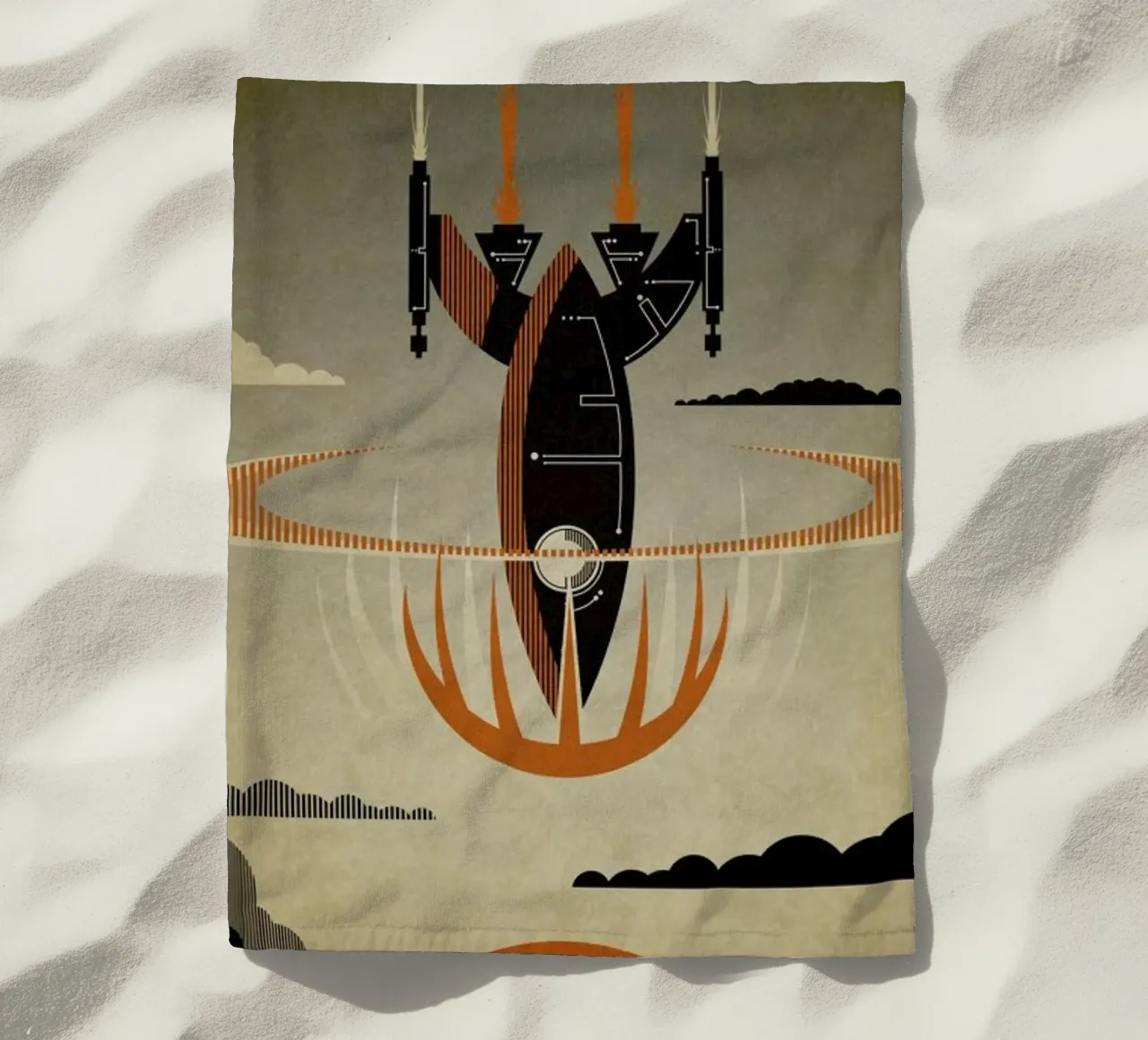 The Return beach towel by Danny Haas