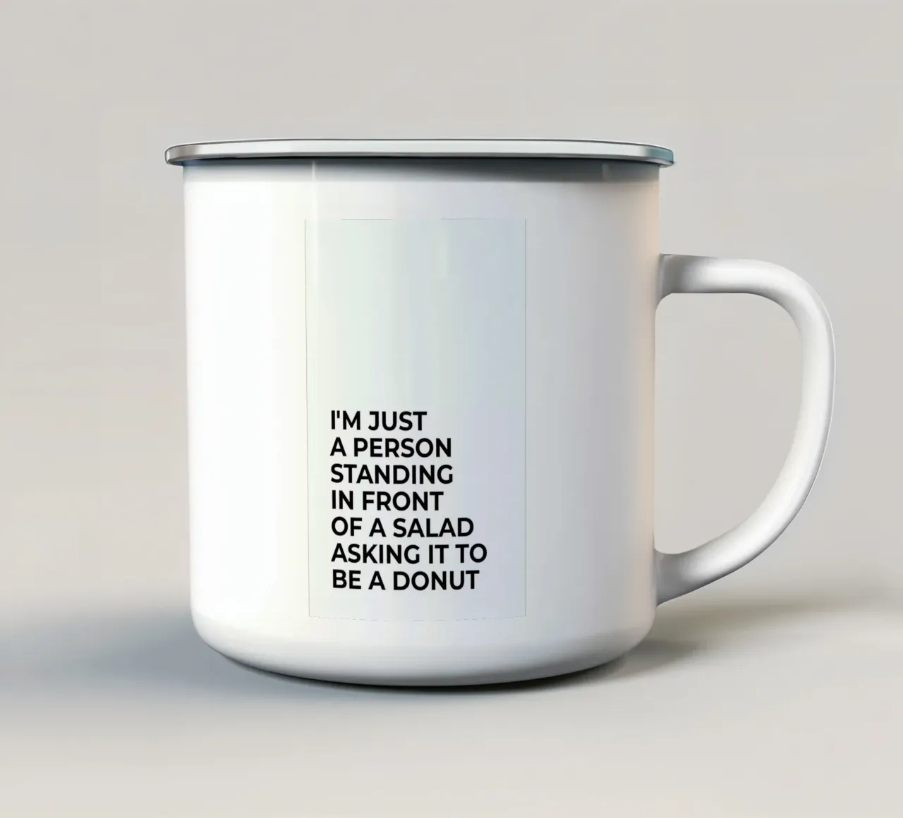 Just a Person tazza in smalto da Studio One