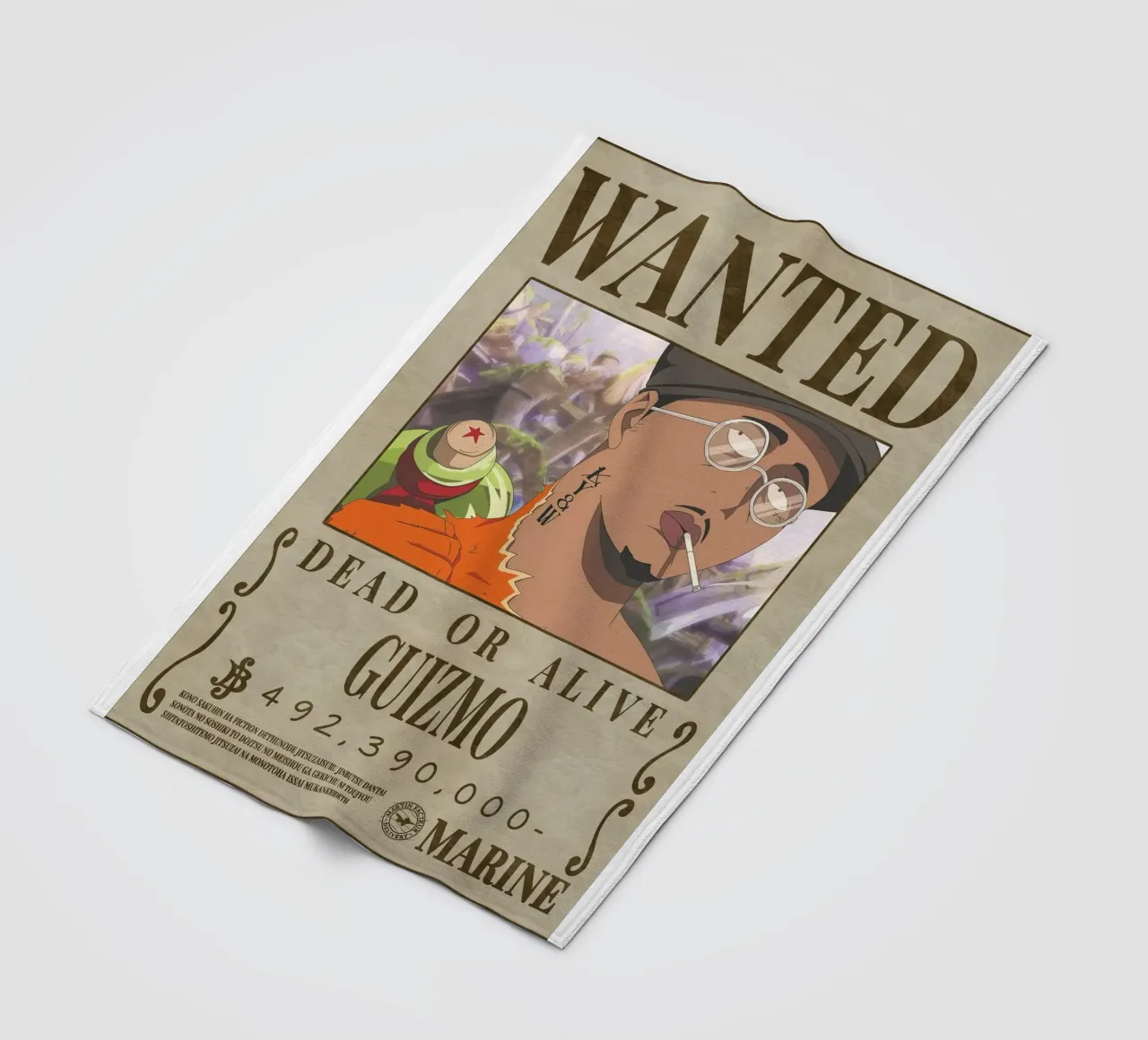 Wanted Guizmo fleece blanket by Collins Shop