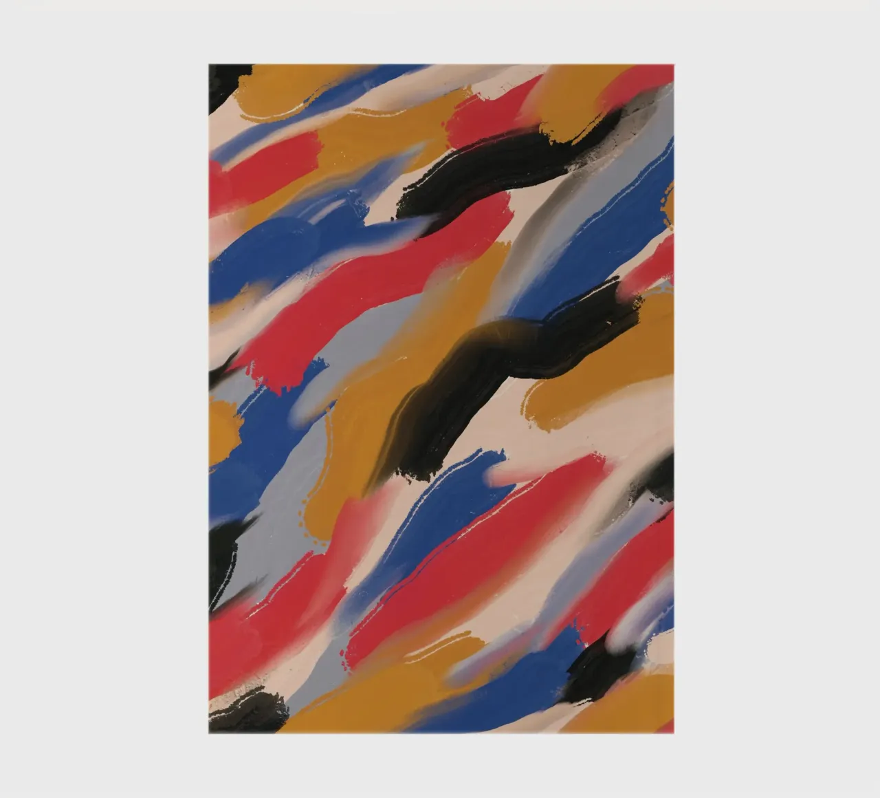 Diagonal brushstrokes pattern notebook by Little Dean