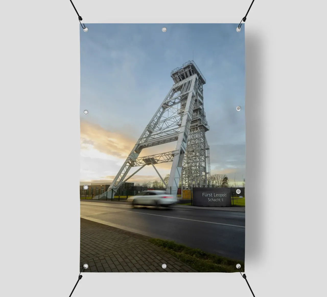 Torre di avvolgimento del Principe Leopoldo I telo in pvc da Ruhrgebietsansichten