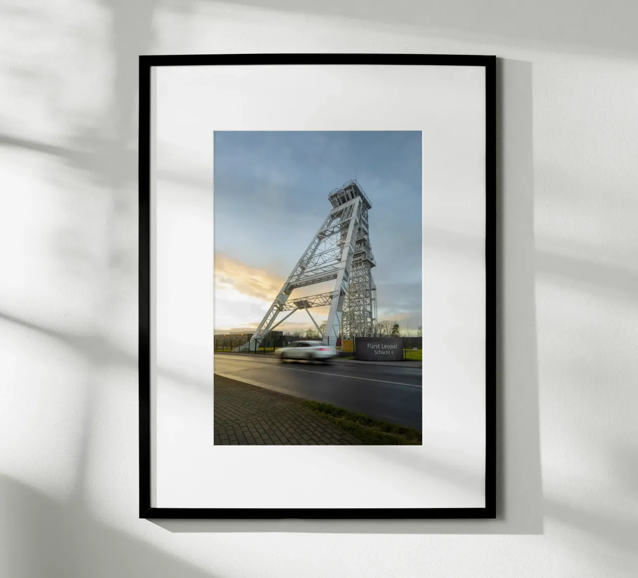 Torre di avvolgimento del Principe Leopoldo I poster da Ruhrgebietsansichten
