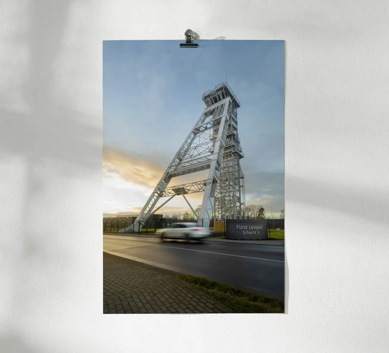 Torre di avvolgimento del Principe Leopoldo I poster da Ruhrgebietsansichten