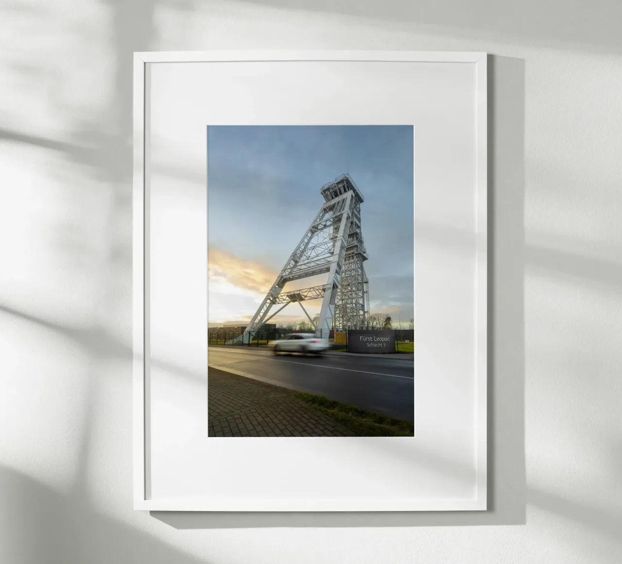 Torre di avvolgimento del Principe Leopoldo I poster da Ruhrgebietsansichten