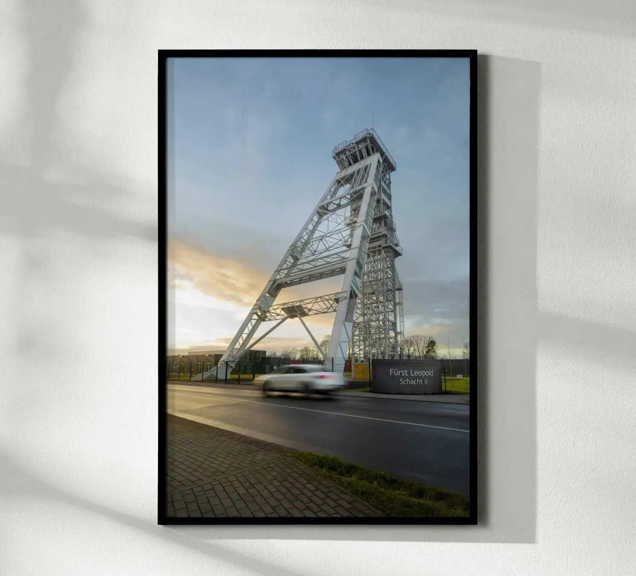 Torre di avvolgimento del Principe Leopoldo I poster da Ruhrgebietsansichten