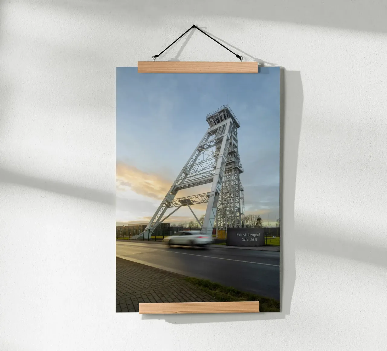Torre di avvolgimento del Principe Leopoldo I poster da Ruhrgebietsansichten