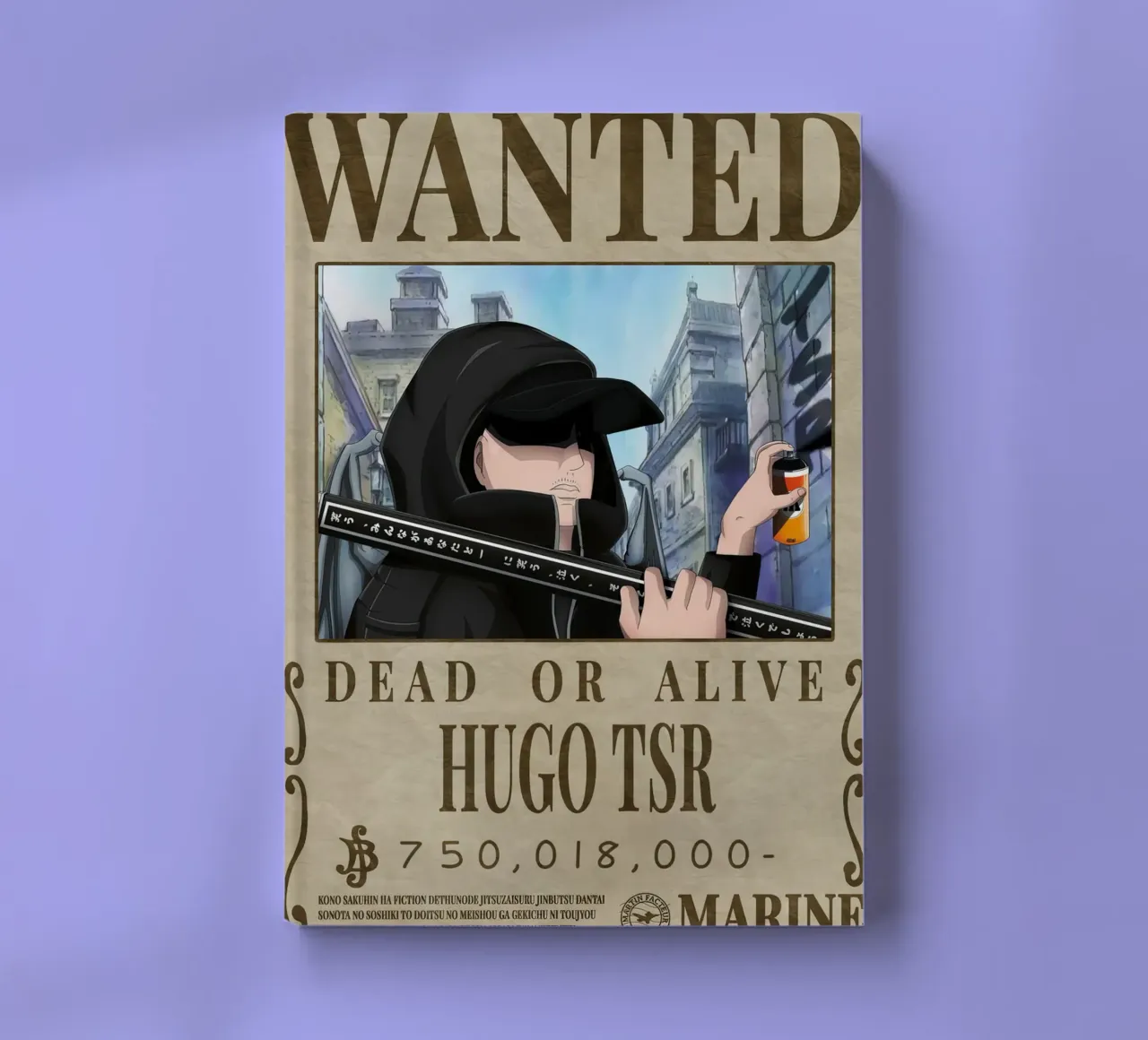 Wanted Hugo TSR notebook by Collins Shop