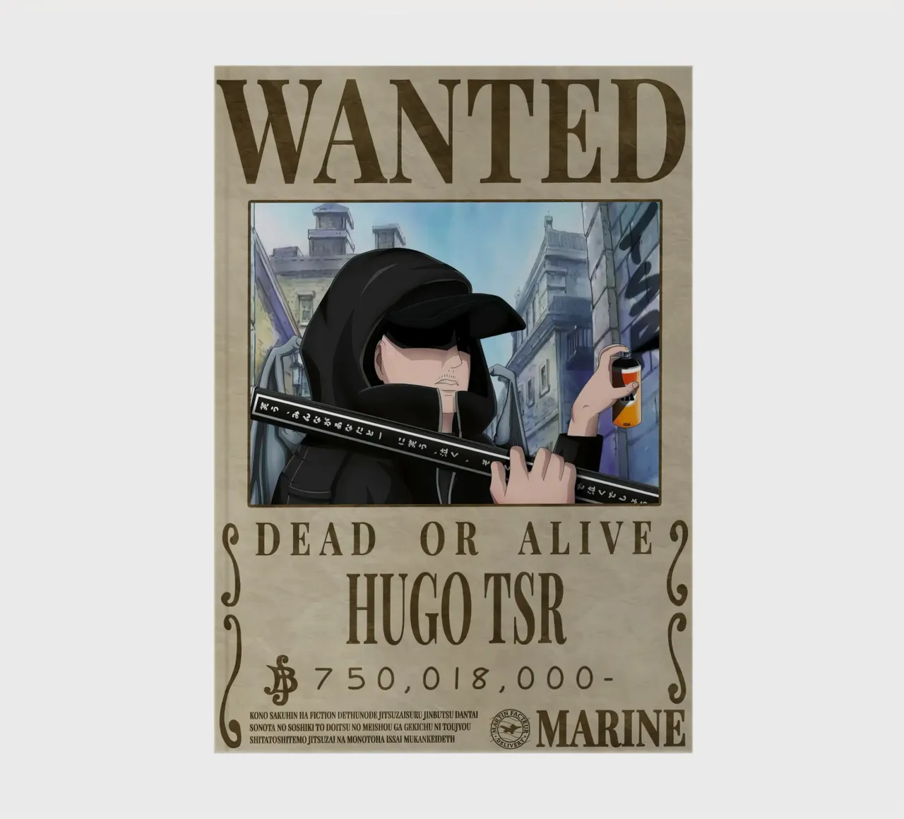 Wanted Hugo TSR notebook by Collins Shop
