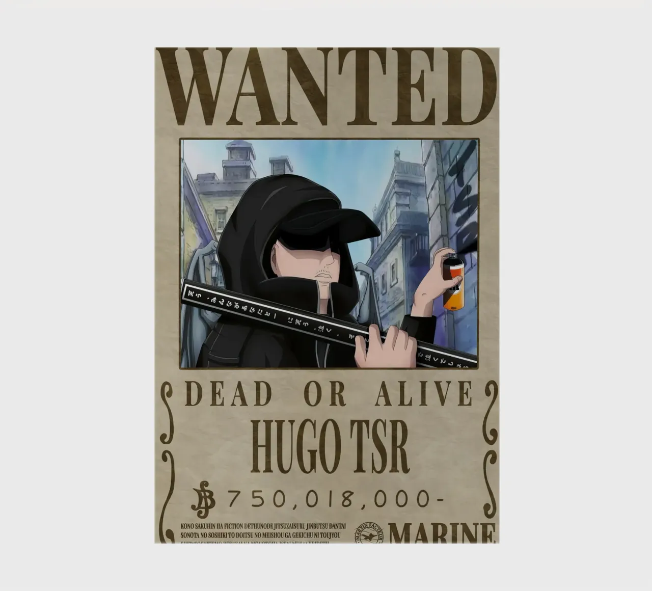 Wanted Hugo TSR notebook by Collins Shop